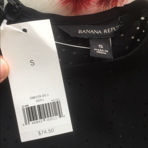 NWT Banana Republic Silk Blouse - Picture 3 of 5